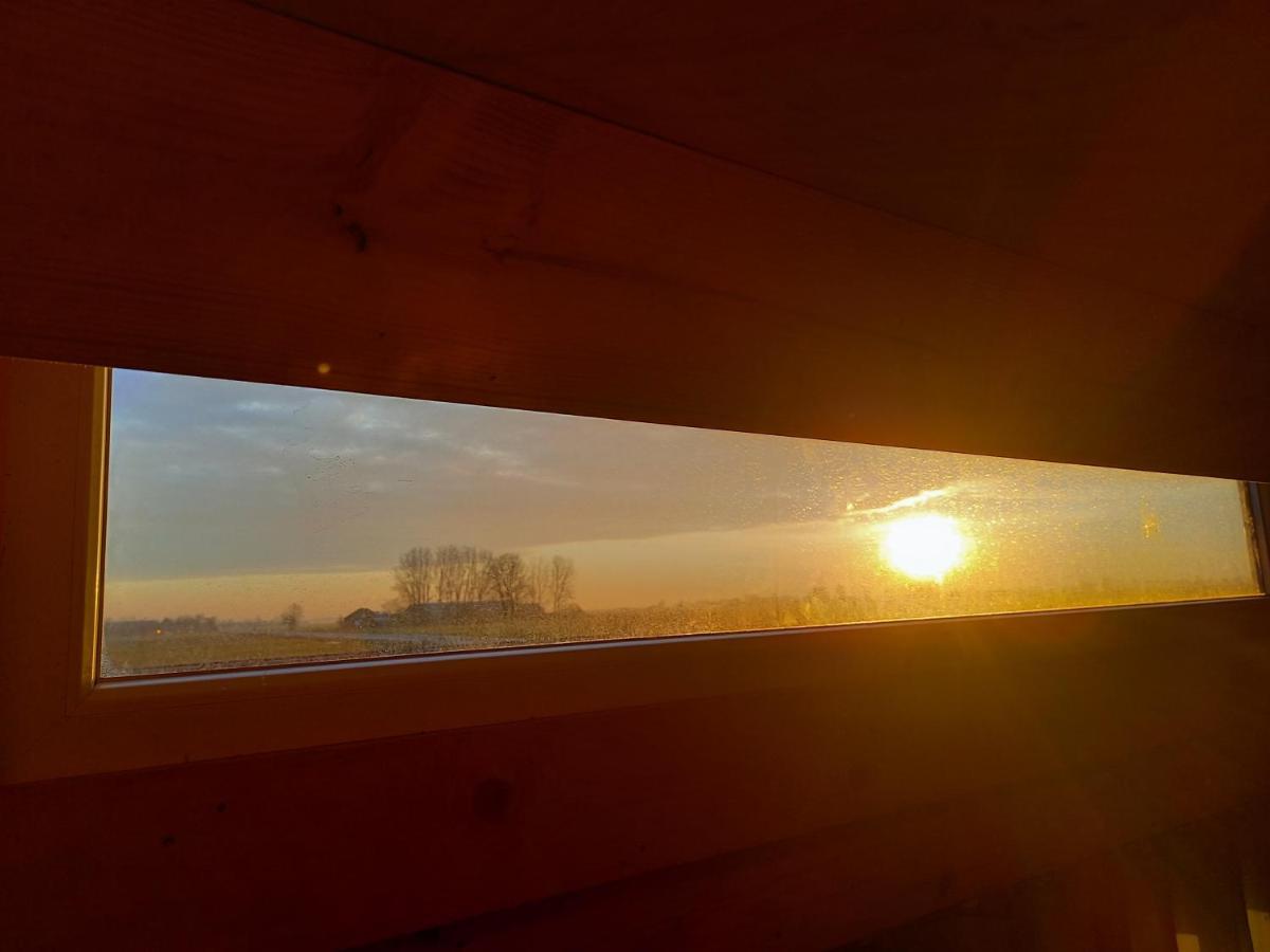 Vila Tiny House Het Polderhuisje Streefkerk Exteriér fotografie